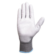 Level 5 Cut Resistant Gloves, HPPE, Polyurethane Palm Coated