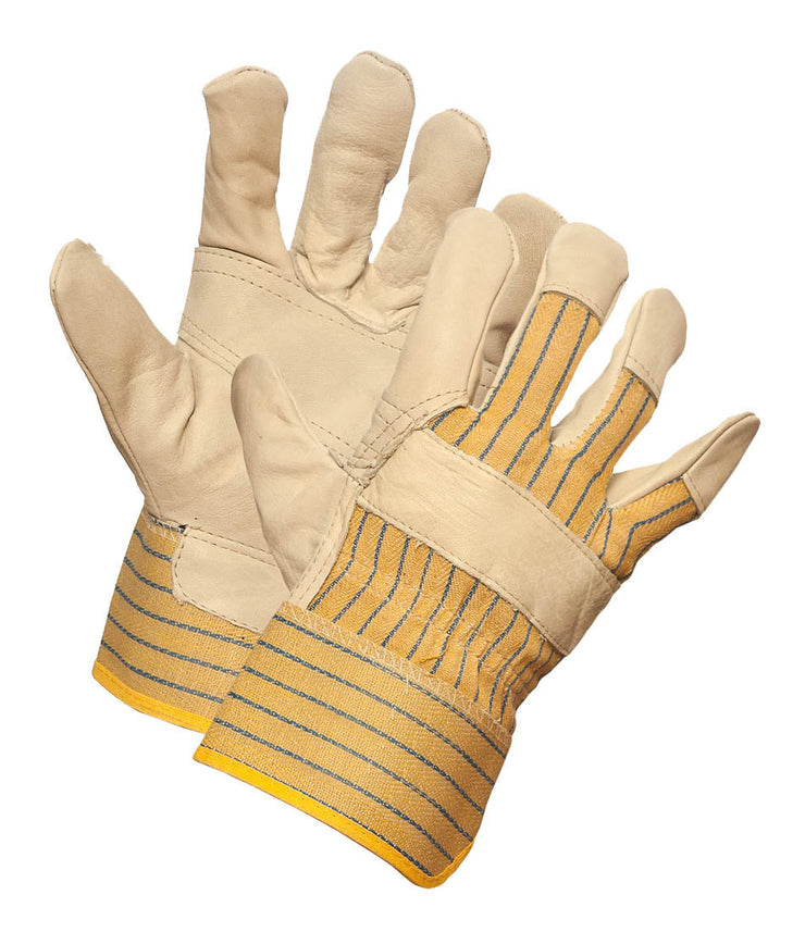 Grain Leather Patch Palm Work Glove, Economy Grade