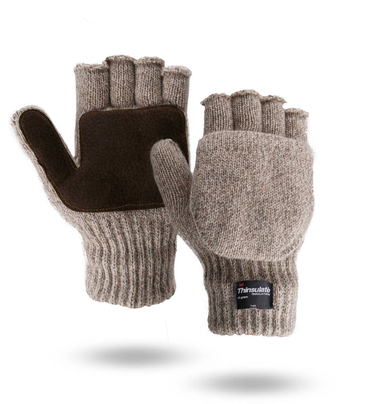 Mitaines isolantes Forcefield Ragg Wool Flip-top Thinsulate™