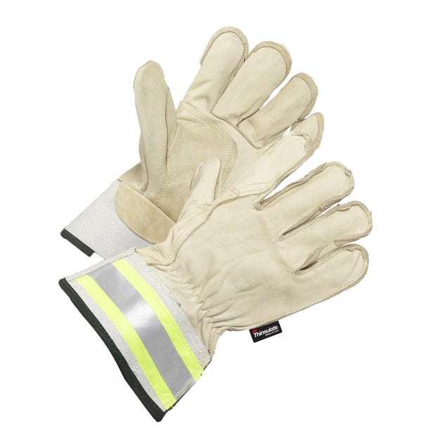 Lined Thinsulate Arborist's Glove with Reflective Cuff