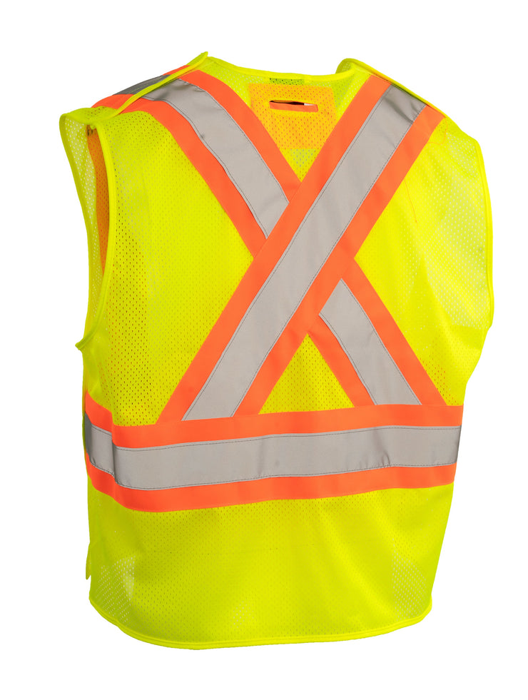 5-Point Tear-Away Mesh Traffic Vest