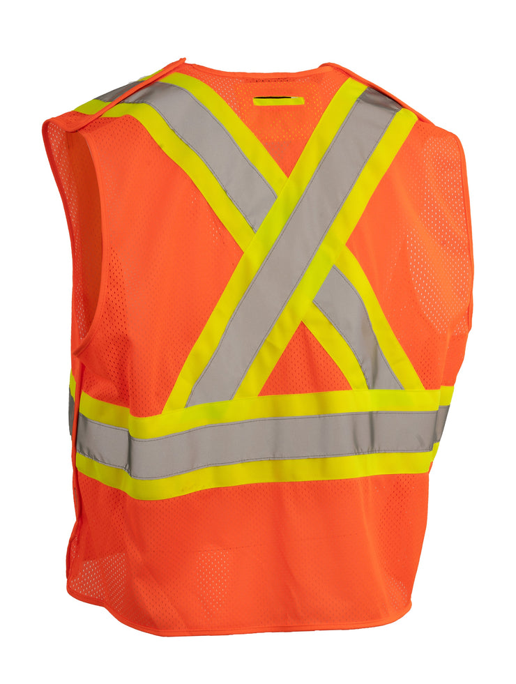 5-Point Tear-Away Mesh Traffic Vest