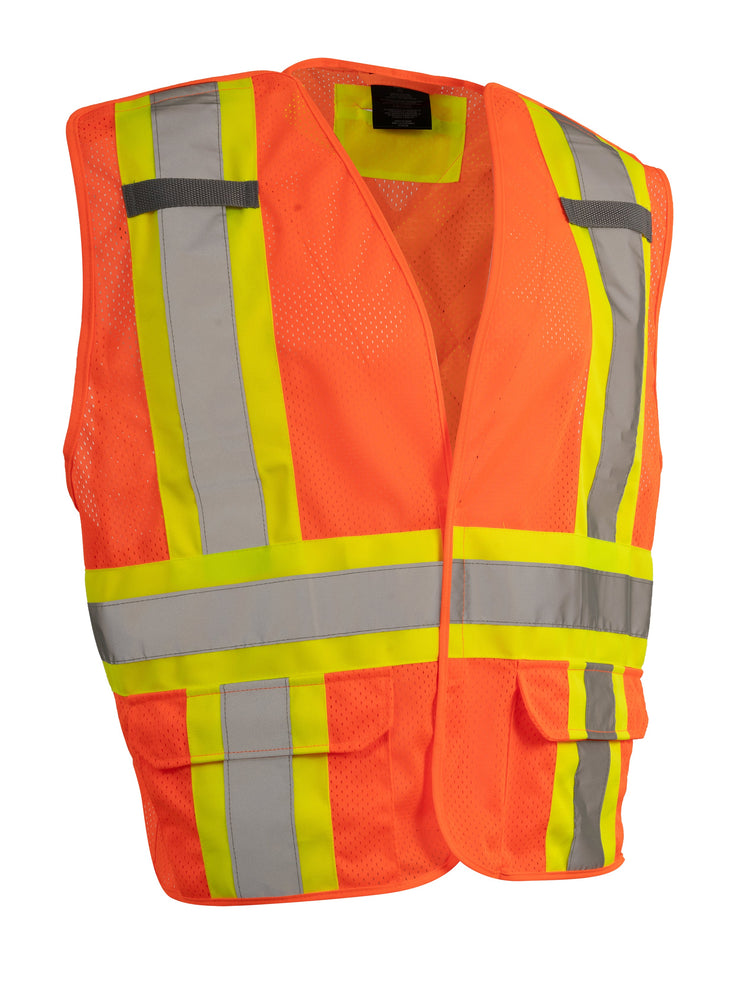 5-Point Tear-Away Mesh Traffic Vest