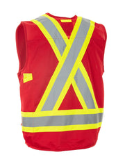 Gilet de sécurité haute visibilité pour géomètre