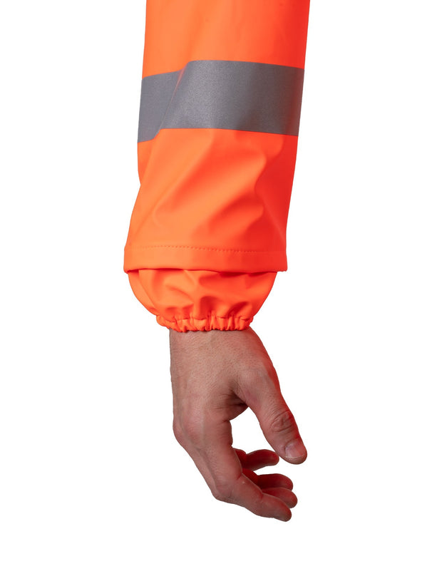 Lightweight Fire Resistant (FR) Hi-Vis Safety Rain Jacket