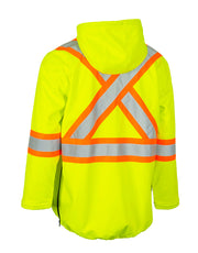 Hi Vis Safety Anorak Pullover Softshell