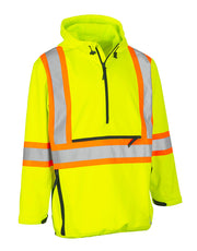 Hi Vis Safety Anorak Pullover Softshell