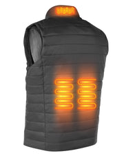 Gilet chauffant unisexe léger avec nouvelle doublure intérieure infusée de graphène (batterie incluse)