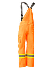 Orange "Torngat" Premium Ripstop 2-In-1 Hi-Vis Safety Suspender Pants