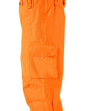 Orange "Torngat" Premium Ripstop 2-In-1 Hi-Vis Safety Suspender Pants