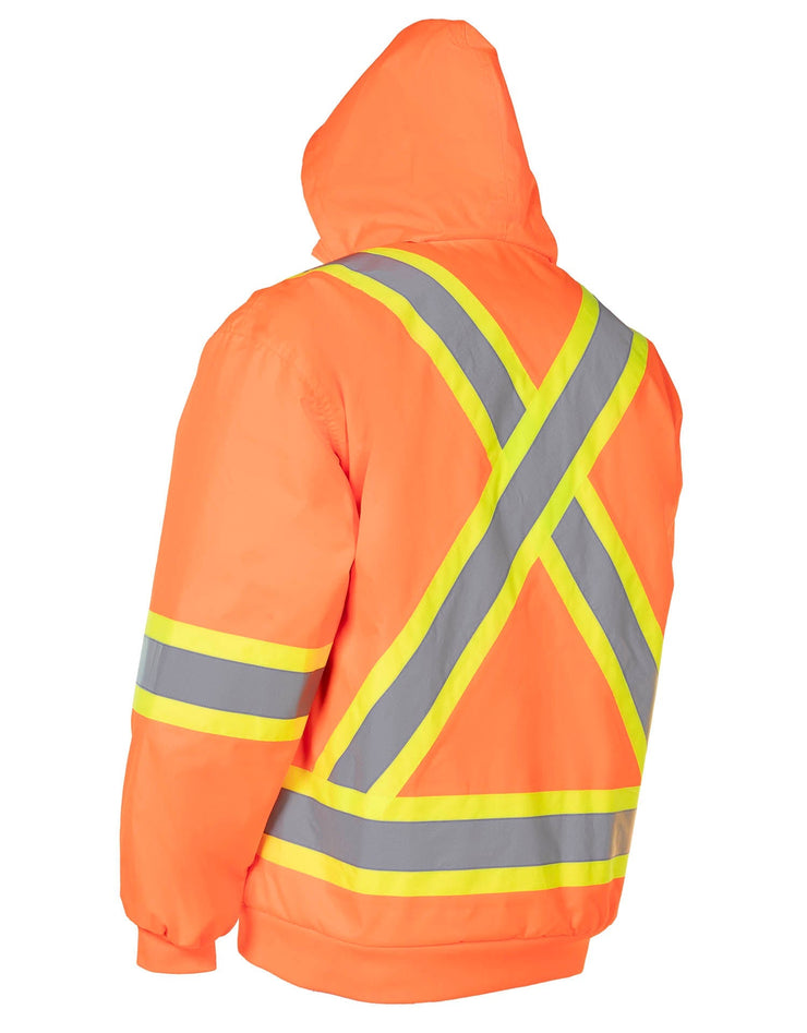 Hi-Vis 6-in-1 Driver's Jacketwith Removable Bomber