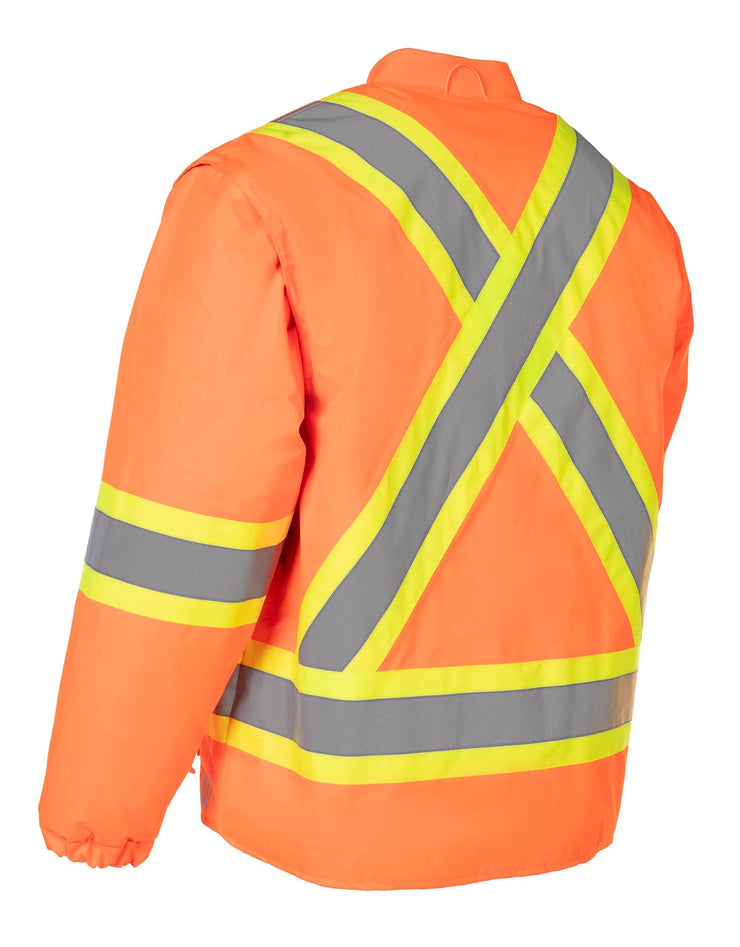 Hi-Vis 6-in-1 Driver's Jacketwith Removable Bomber