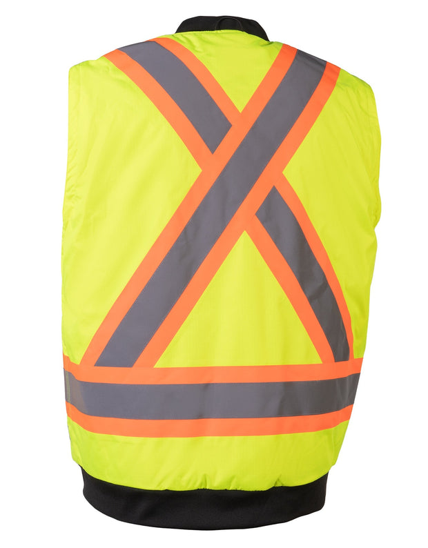 4-in-1 Hi Vis Safety Parka (All Lime)