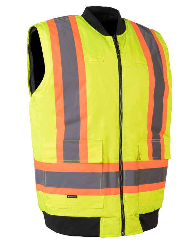 4-in-1 Hi Vis Safety Parka (All Lime)