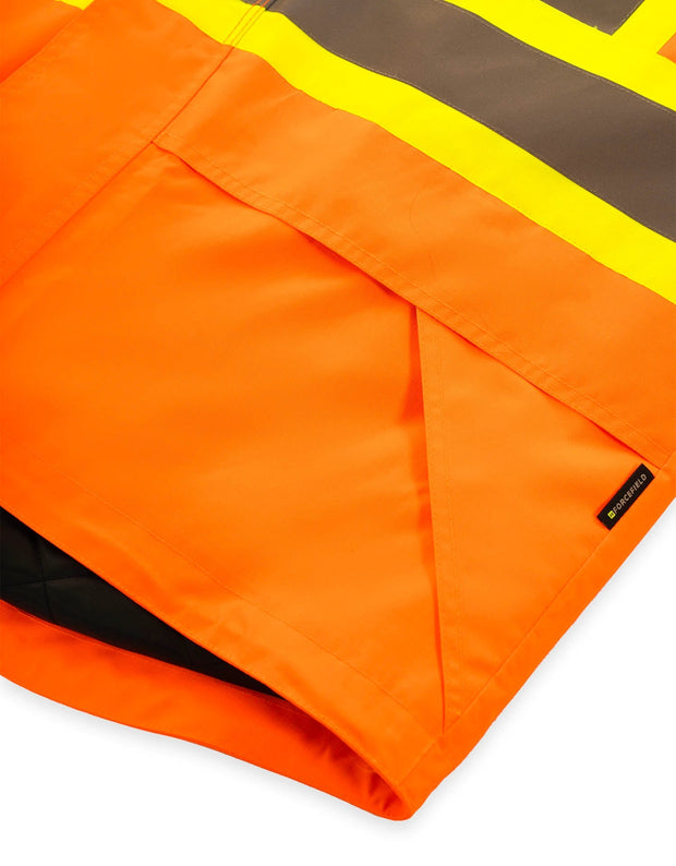 Orange "Torngat" Premium Ripstop 4-in-1 Hi-Vis Safety Parka