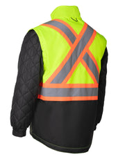 Lime "Torngat" Premium Ripstop 4-in-1 Hi-Vis Safety Parka