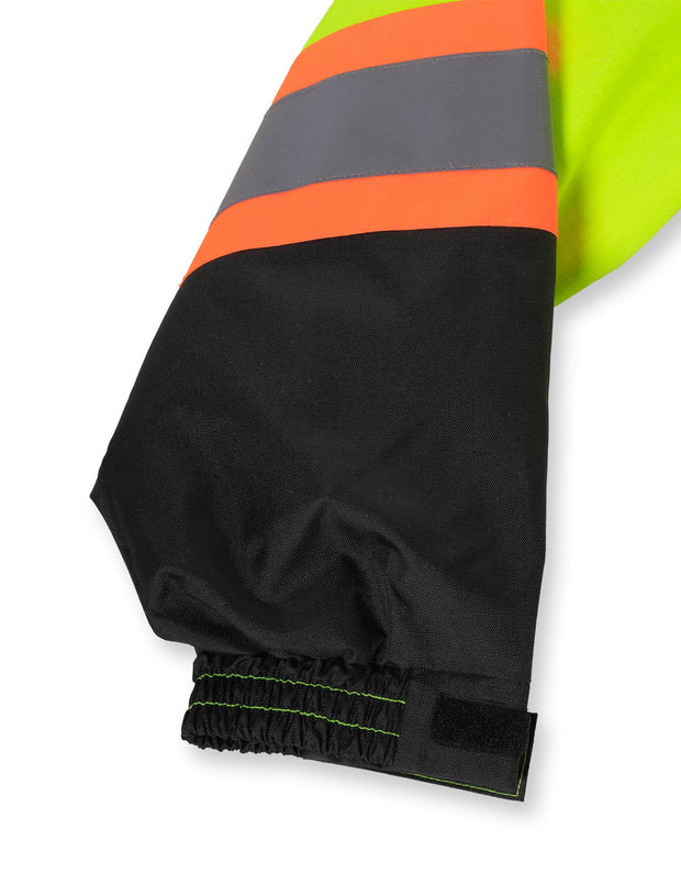 Lime "Torngat" Premium Ripstop 4-in-1 Hi-Vis Safety Parka