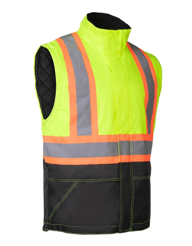 Lime "Torngat" Premium Ripstop 4-in-1 Hi-Vis Safety Parka