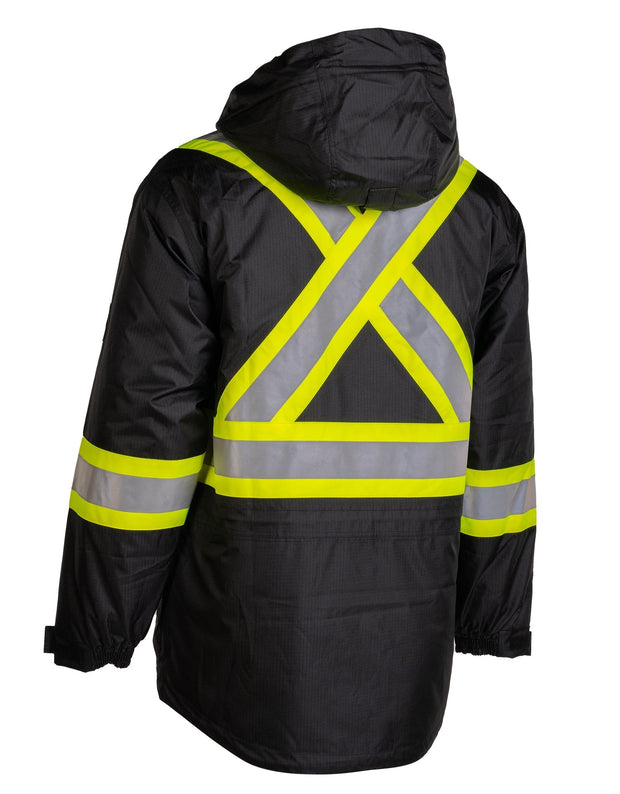 Hi-Vis Flame-Resistant (FR) Ripstop Medium Weight Lined Jacket