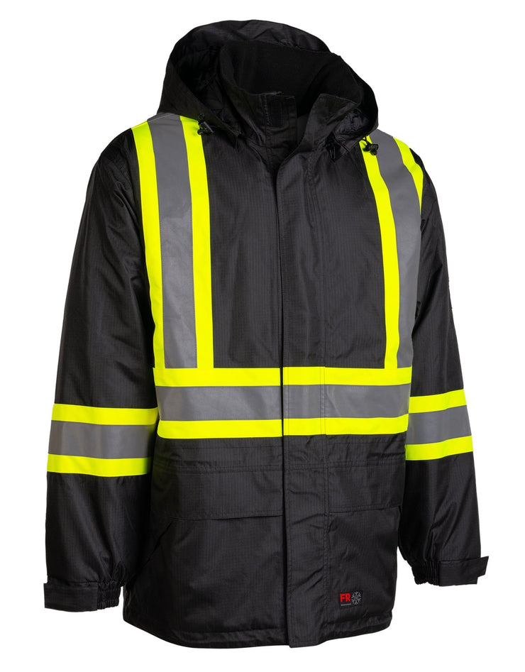 Hi-Vis Flame-Resistant (FR) Ripstop Heavy Weight Lined Jacket