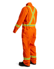 Inherent Flame-Resistant 6oz Coverall with Leg Zippers