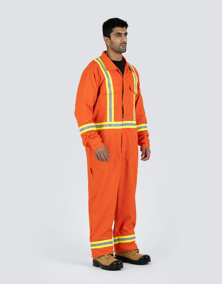 Inherent Flame-Resistant 6oz Coverall with Leg Zippers