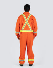 Inherent Flame-Resistant 6oz Coverall with Leg Zippers