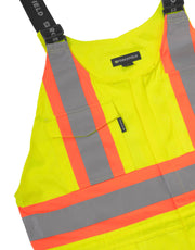 Hi Vis Lime Unlined Safety Overall