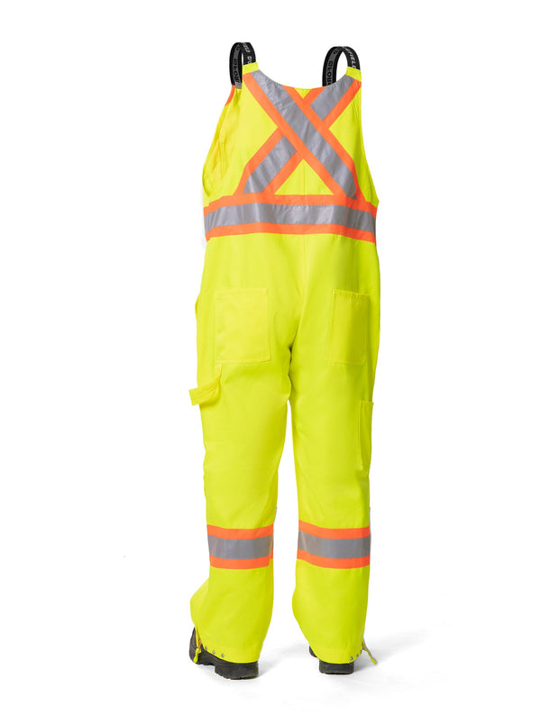 Hi Vis Lime Unlined Safety Overall