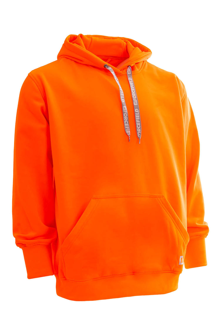 Pull à capuche haute visibilité orange Deluxe