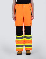 Women's Hi-Vis Safety Lined Utility Pants