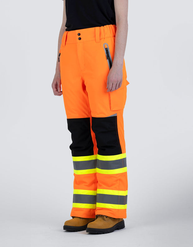 Women's Hi-Vis Safety Lined Utility Pants