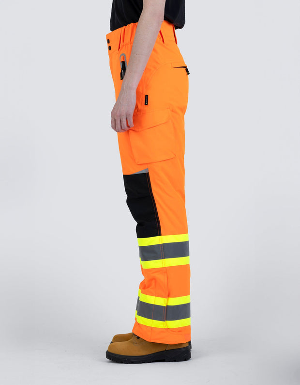 Women's Hi-Vis Safety Lined Utility Pants