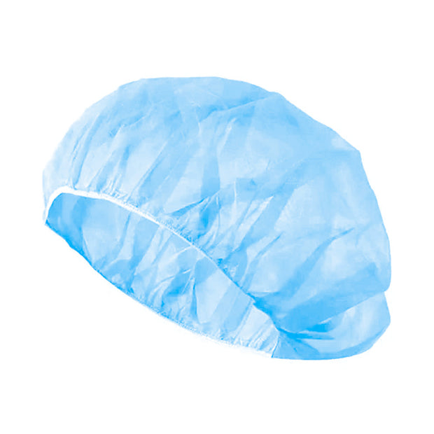 Bouffant Caps, White Polypropylene, 100 per bag