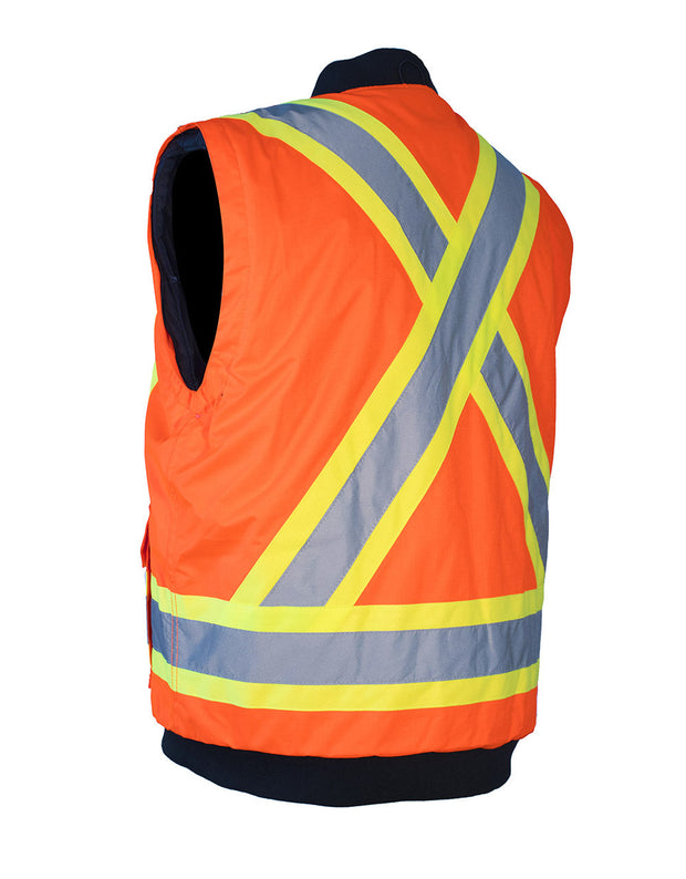 All Orange 4-in-1 Hi Vis Safety Parka