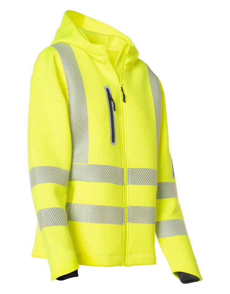 Sweat à capuche zippé Softshell pour femme Lime Technical Safety