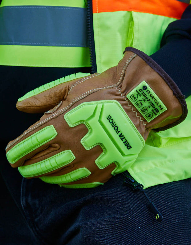 Deltaforce Goatskin Winter Impact Glove