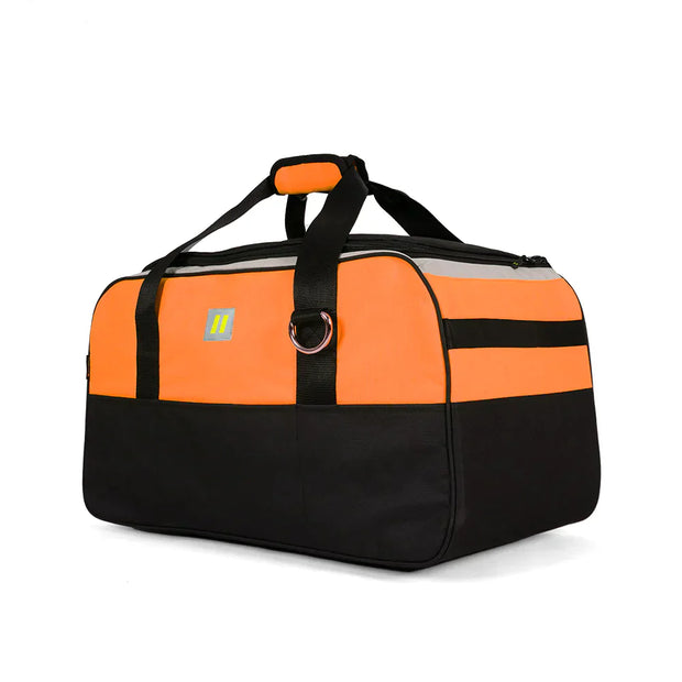 Sac à outils orange haute visibilité doublé bicolore 50 L