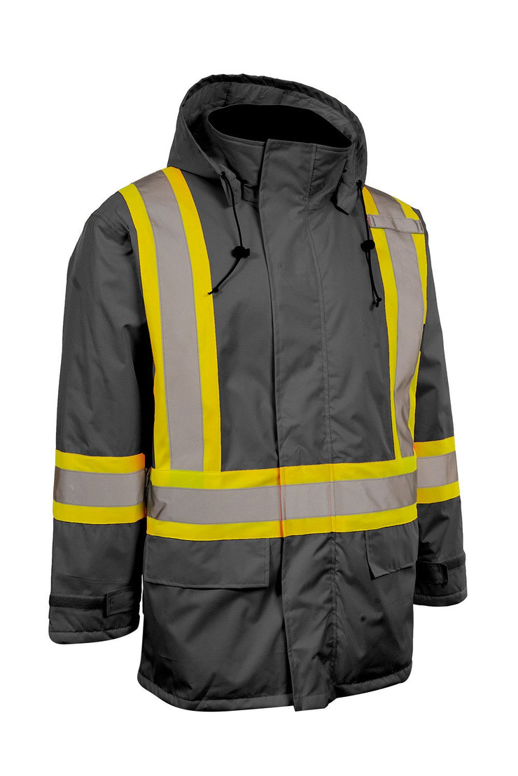 Hi Vis Insulated Miners Jacket