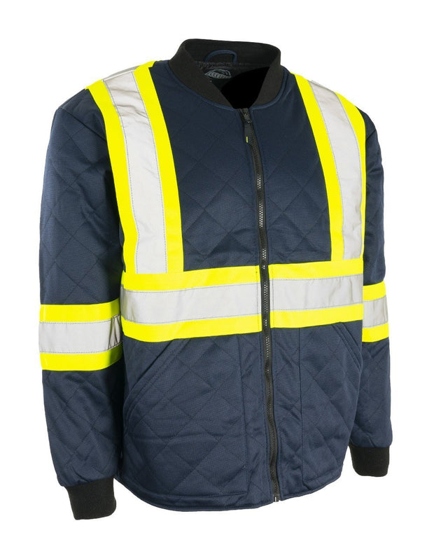 Hi Vis Safety Freezer Jacket - Hi Vis Safety