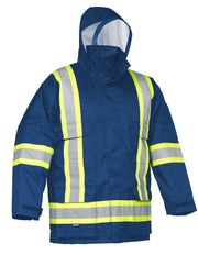 Hi Vis Safety Winter Cargo Parka