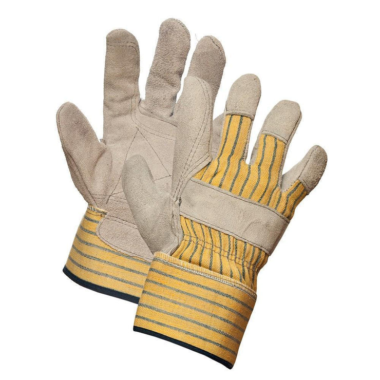 Leather palm work gloves on sale