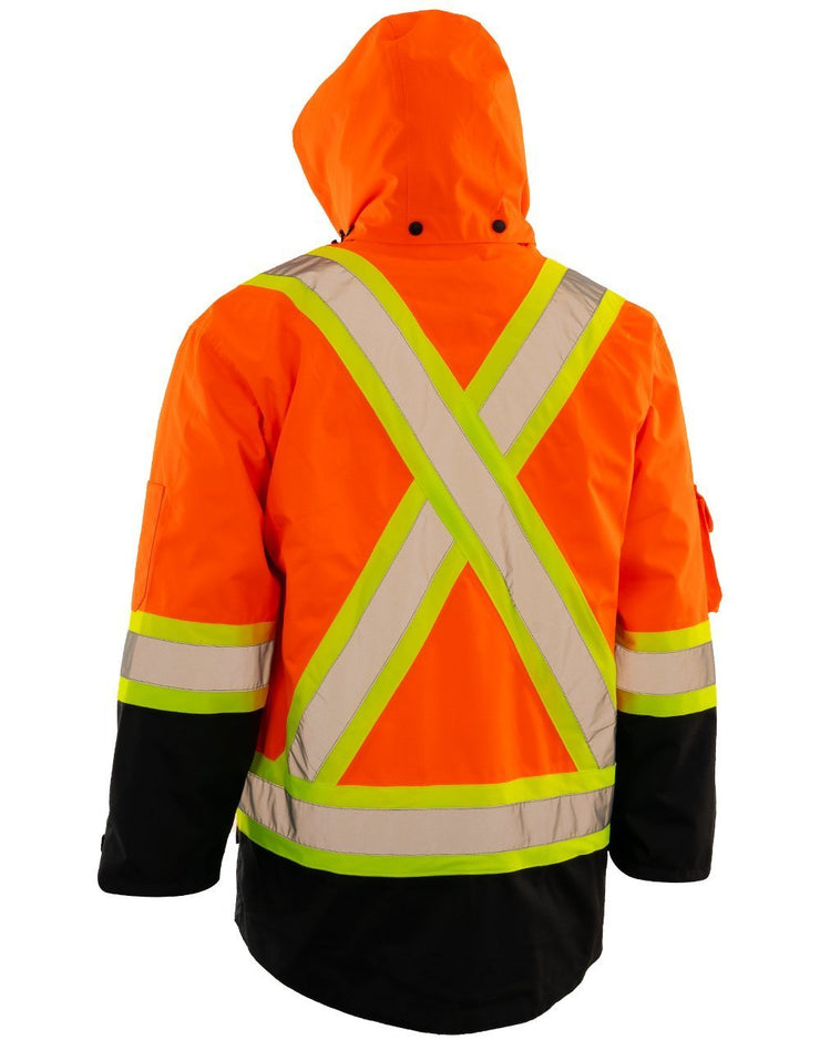 Re-Engineered 4-in-1 Hi Vis Safety Parka - Hi Vis Safety