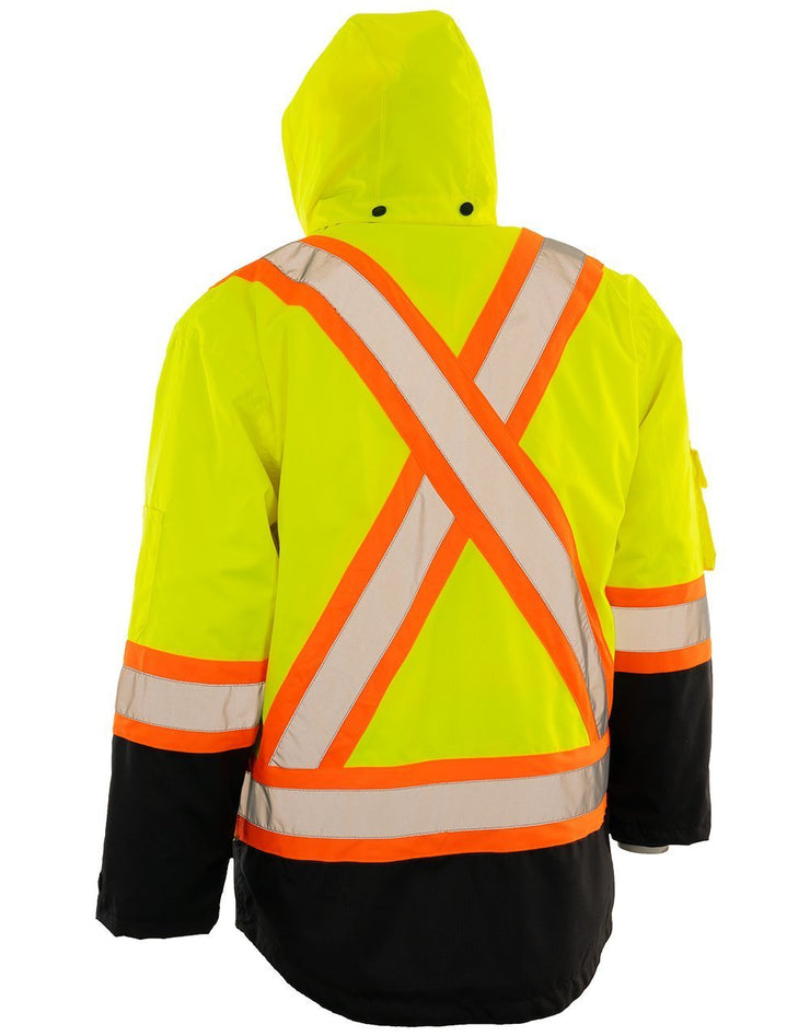 Re-Engineered 4-in-1 Hi Vis Safety Parka - Hi Vis Safety