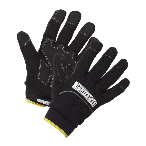 Waterproof Lined and Insulated Mechanic's Gloves - Hi Vis Safety